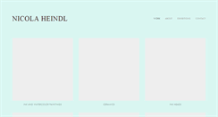 Desktop Screenshot of nicolaheindl.com